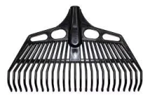 BARREHOJAS RASTRILLO NEGRO PLASTICO MOZART