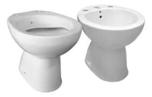 COMBO LOZA 2P ONIX INOD CORTO + BIDET 3A