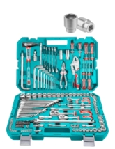 CAJA DE HERRAMIENTAS DE 142 PCS  TOTAL INDUSTRIAL THKTHP21426