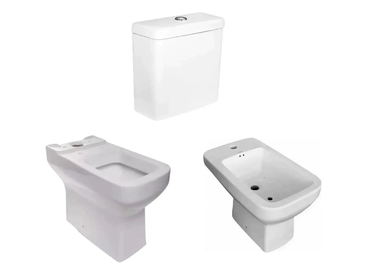 COMBO LOZA DIONISO INOD+MOCH+BIDET 1A CON TABLA DIONISO ORIGINAL