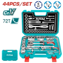 CAJA DE HERRAMIENTAS DE 44PCS  TOTAL THT421441
