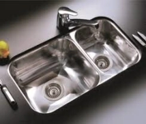 BACHA COCINA DOBLE JOHNSON SEGUNDA P2DRR37S 64X34X14