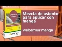 WEBER MANGA, mezcla de asiento,  X 25KG