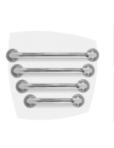 AGARRADERA RECTA CROMADO 85 SOLDART C/TORN**DISCONT