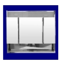 BOTIQUIN INOXIDABLE 3 CUERPO 68X60 LUZ+REP HB5101  **7%