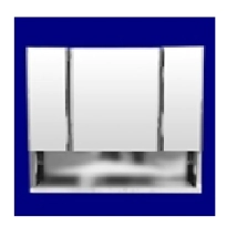 BOTIQUIN INOXIDABLE 3 CUERPO.55X45 HB C/REP5104    **7%