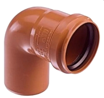 CODO DES 110MH 90øAWADUC ROJO ORING