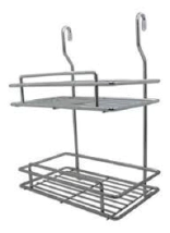 ESTANTE 2 CHICO CROMADO BARRAL SOLDART/ROSEN