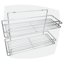 ESTANTE 2 GRANDE CROMADO AMURAR SOLDAR