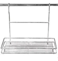 ESTANTE SIMPLE GRANDE CROMO BARRAL SOLDA