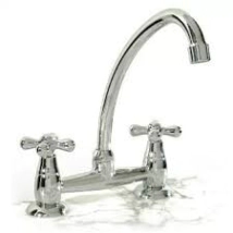 GRIFERIA MESADA DELTA CR CRUZ CON CIERRE CERAMICO  MARE